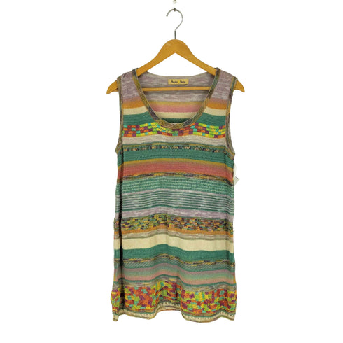 Sato Seni マルチカラー ニット ワンピース レディース 2