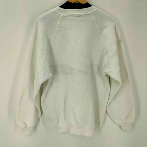 Wolf & Sons ボディ 80-90S USA製 LEHIGH COUNTY サークル プリント ラグラン スウェット トレーナー 裏起毛 メンズ import:XL