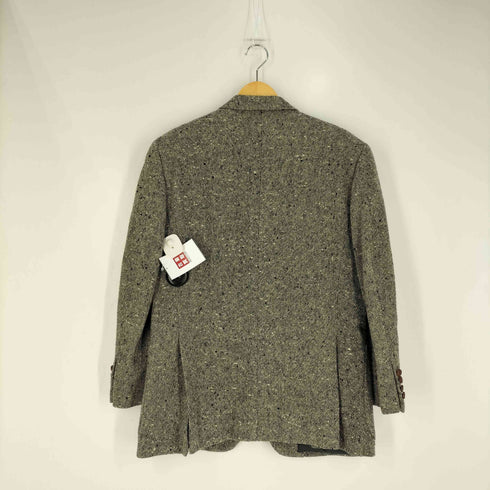 チャップスラルフローレン CHAPS RALPH LAUREN 90S ネップ くるみボタン ウール3B テーラードジャケット メンズ import:M