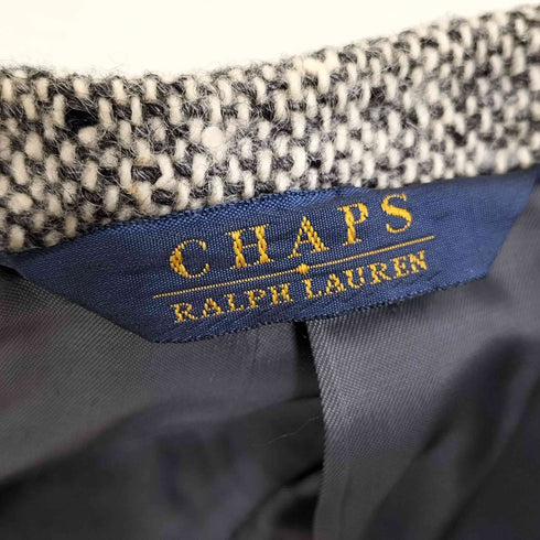 チャップスラルフローレン CHAPS RALPH LAUREN 90S ネップ くるみボタン ウール3B テーラードジャケット メンズ import:M