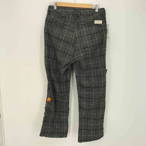 Eafins Brand チェック 1タック テーパード パンツ メンズ JPN:L