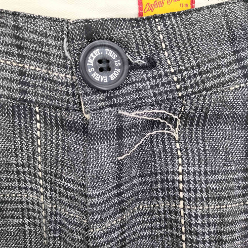 Eafins Brand チェック 1タック テーパード パンツ メンズ JPN:L