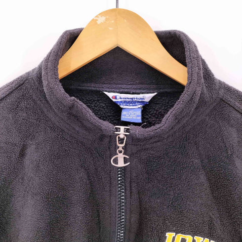 チャンピオン Champion 三角タグ フットボール チーム ロゴ 刺繍 ハーフジップ フリース プルオーバー メンズ import:XL