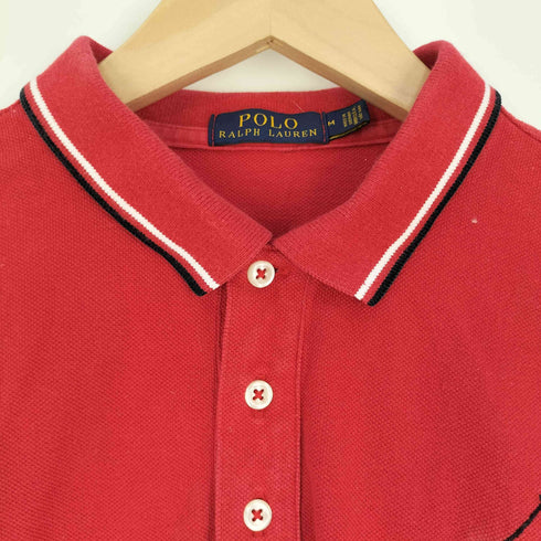 ポロバイラルフローレン Polo by RALPH LAUREN ビッグポニー刺繍 鹿の子ポロシャツ メンズ import:M