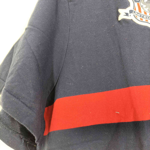 ポロラルフローレン POLO RALPH LAUREN ポニー刺繍 USA フロントライン トリムTシャツ メンズ import:L