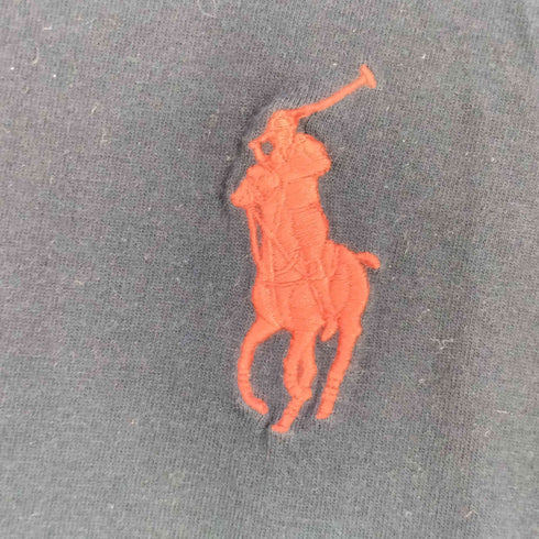 ポロラルフローレン POLO RALPH LAUREN ポニー刺繍 USA フロントライン トリムTシャツ メンズ import:L
