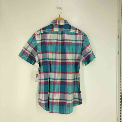 ラルフローレン RALPH LAUREN INDIAN MADRAS インドコットン マドラスチェック BDシャツ メンズ import:L