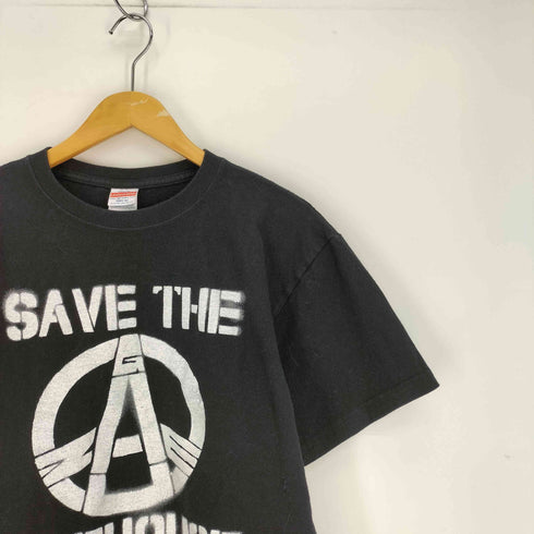UNITED ATHLEボディ ハードコア バンドロゴプリント S/S Tシャツ メンズ JPN:L