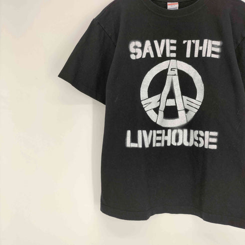 UNITED ATHLEボディ ハードコア バンドロゴプリント S/S Tシャツ メンズ JPN:L