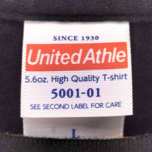 UNITED ATHLEボディ ハードコア バンドロゴプリント S/S Tシャツ メンズ JPN:L