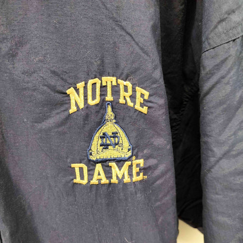 チャンピオン Champion 90s NOTRE DAME ノートルダム・ファイティング・アイリッシュ 刺繍ロゴ 中綿ジャケット メンズ import:XXL