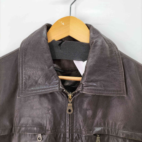 GIANNI ANTORIO 本革 レザージャケット メンズ import:M
