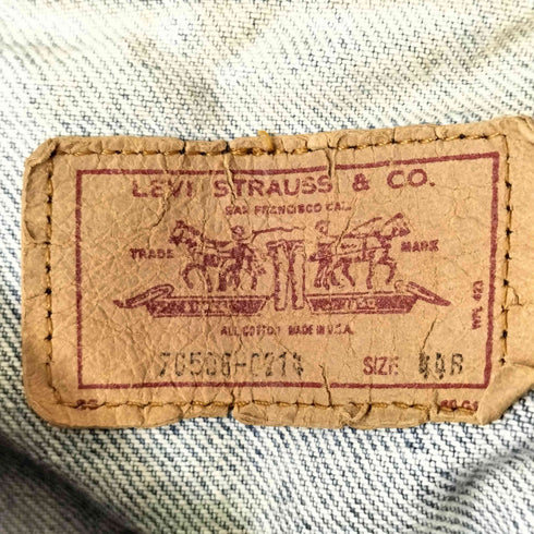 リーバイス Levis 70506 デニムベスト ボタン裏777刻印 メンズ