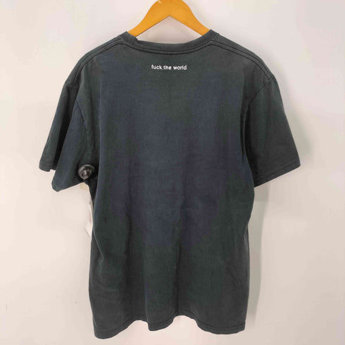 シュプリーム Supreme 18SS Fuck The World ファックザワールド ロゴ刺繍 クルーネック メンズ import:L