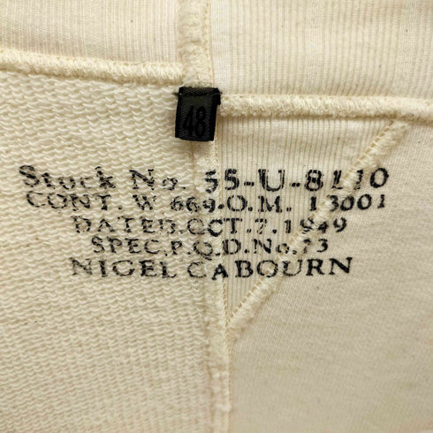 ナイジェルケーボン NIGEL CABOURN ARMY CREW JERSEY MIX スウェット メンズ EUR:48