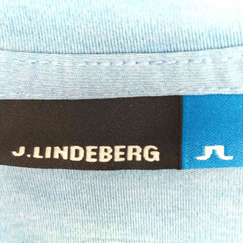 ジェイリンドバーグ J.LINDEBERG 刺繍ロゴ クルーネックカットソー メンズ S