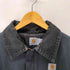 カーハート Carhartt TRADITIONAL JACKET トラディショナル ジャケット ダックジャケット 裏地キルティング リメイク 後染め メンズ