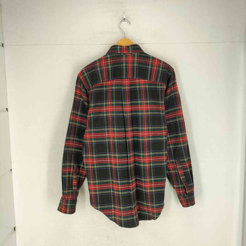 ランズエンド LANDS END 00s チェック ネルシャツ メンズ import:S