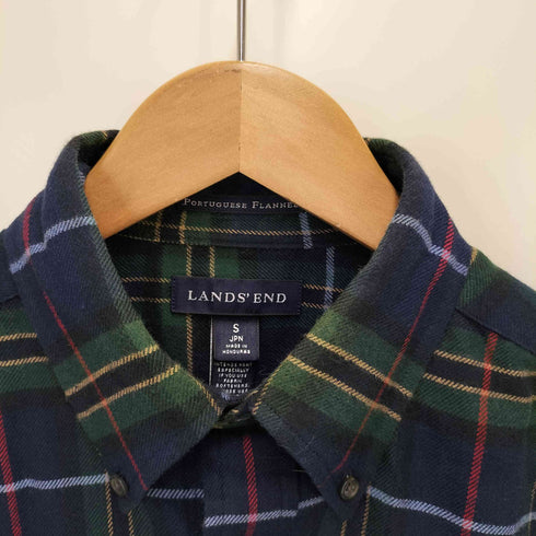 ランズエンド LANDS END PORTUGUESE FLANNEL フランネルシャツ メンズ JPN:S