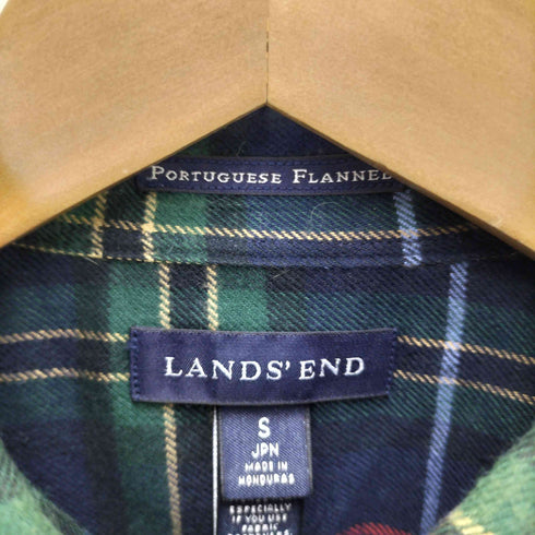 ランズエンド LANDS END PORTUGUESE FLANNEL フランネルシャツ メンズ JPN:S