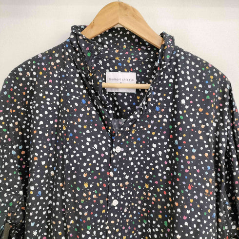 ツモリチサト TSUMORI CHISATO 猫ドット ロングシャツワンピース レディース FREE