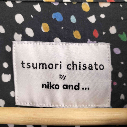 ツモリチサト TSUMORI CHISATO 猫ドット ロングシャツワンピース レディース FREE