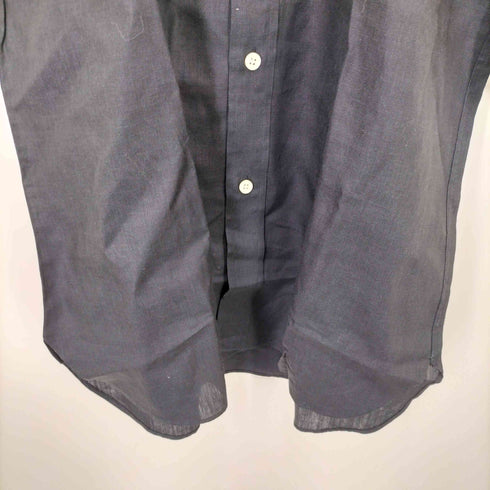 ヨウジヤマモトダーバン アール Yohji Yamamoto DURBAN A.A.R リネン混 半袖シャツ メンズ JPN:M
