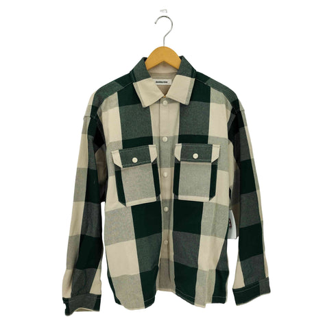 モンキータイム MONKEY TIME BLOCK CHECK CROPPED CPO シャツ メンズ JPN:M