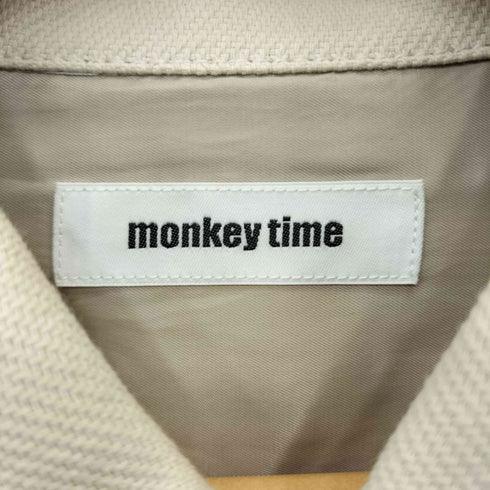 モンキータイム MONKEY TIME BLOCK CHECK CROPPED CPO シャツ メンズ JPN:M