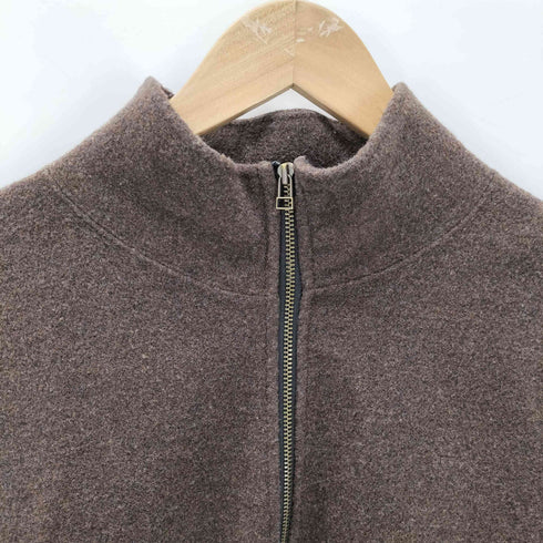 スティーブンアラン Steven Alan 23AW SA WL/FLCE HF/ZIP STND フリース ハーフジップ スタンドネック プルオーバー ニット セーター 裾ドローコード メンズ JPN:M