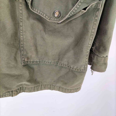 ユーエスエアーフォース U.S. AIR FORCE 50-60S アメリカ空軍 CONMAR ジッパー キャトル ジャケット フィールド ジャケット メンズ