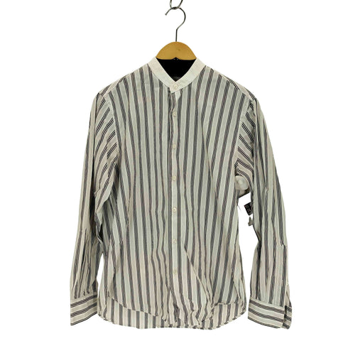 トゥモローランドピリグリム TOMORROWLAND PILGRIM コットン ストライプL/S バンドカラーシャツ メンズ JPN:S