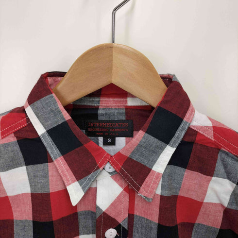 エンジニアードガーメンツ Engineered Garments USA製 INTERMEDIATES ブロックチェックシャツ メンズ import:S