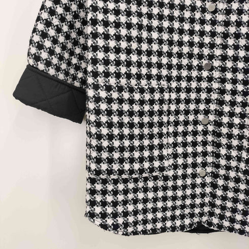 ザラ ZARA 裏地キルティング ツイードジャケット レディース JPN:XS