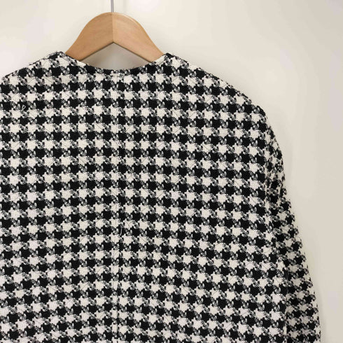 ザラ ZARA 裏地キルティング ツイードジャケット レディース JPN:XS