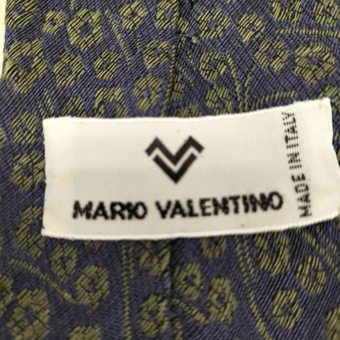 マリオバレンチノ MARIO VALENTINO イタリア製 総柄シルクネクタイ メンズ