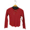 バーバリーブルーレーベル BURBERRY BLUE LABEL コットンクルーネックL/S Tシャツ レディース import:M