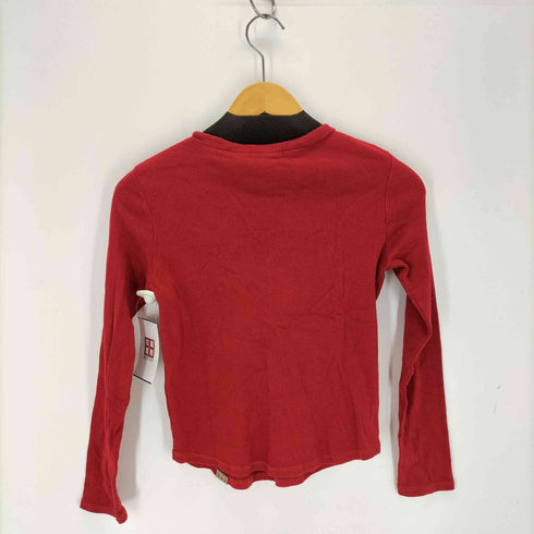 バーバリーブルーレーベル BURBERRY BLUE LABEL コットンクルーネックL/S Tシャツ レディース import:M