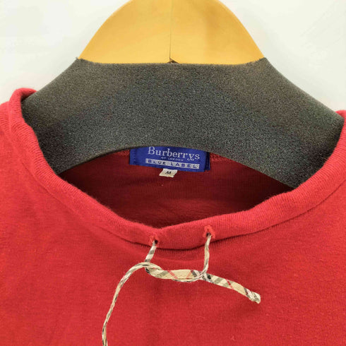 バーバリーブルーレーベル BURBERRY BLUE LABEL コットンクルーネックL/S Tシャツ レディース import:M