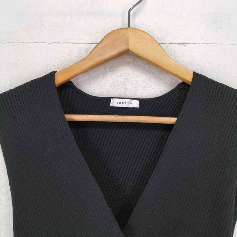 フレイアイディー FRAY I.D カシュクールリブニットコンビワンピース レディース ONE