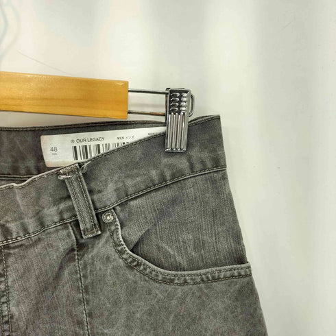 アワーレガシィー OUR LEGACY 24AW FATIGUE CUT ファティーグ カット ブリーチウォッシュ加工 パンツ メンズ 48