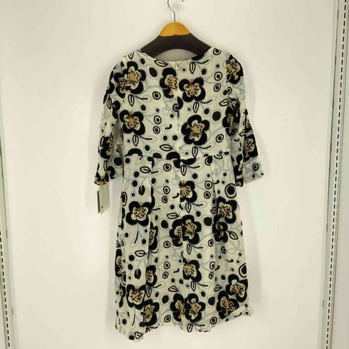 CI-NA ウールポリ花柄ワンピース レディース JPN:38