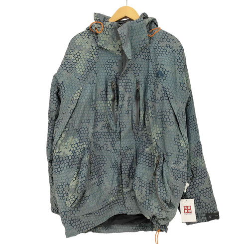ナイキエーシージー NIKE ACG 00s OUTERLAYYER 3 EURO ACG ハニカムパターン 中綿 フーデットジャケット サムホール イヤホンホール 裾ドローコード メンズ XXL