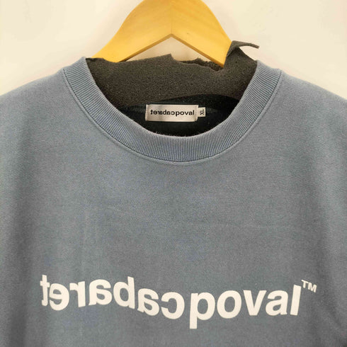 CABARET POVAL Logo Crewneck メンズ JPN:XL