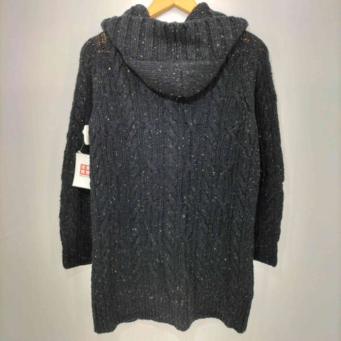 ニジュウサンク 23区 ウールアルパカ混 ケーブル編み ダッフルカーディガン レディース JPN:38