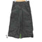 PIGPEN 90s solid gray hard nylon super wide silhouette rave pants 説客旅 レイヴパンツ メンズ XL