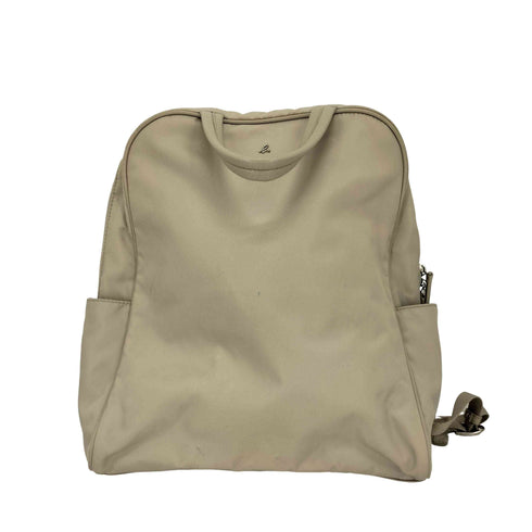 アニエスベーボヤージュ agnes b. VOYAGE ソフトレザー ナイロン サイドポケット バックパック 13L レディース