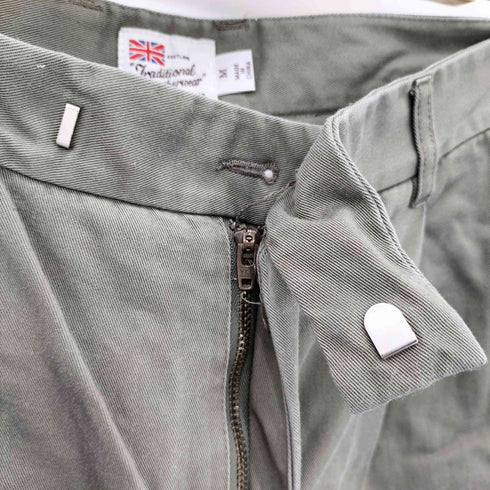 トラディショナルウェザーウェア Traditional Weatherwear UNIONSLACKS タックチノパンツ メンズ M