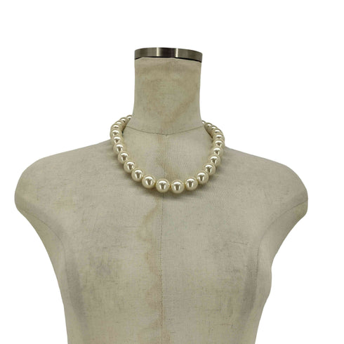 パール チェーンネックレス レディース