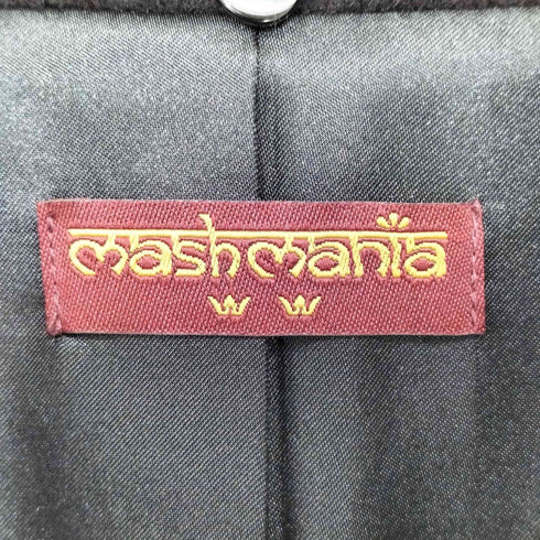 mash mania 花柄刺繍 ウール混 コート レディース